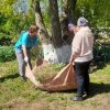 03.05.2025 г. субботник на территории памятника \"Вечно живым\" и территории детской площадки