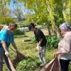 03.05.2025 г. субботник на территории памятника \"Вечно живым\" и территории детской площадки