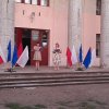 На площади ДК прошел праздничный концерт, посвященный Дню Государственного Флага Российской Федерации